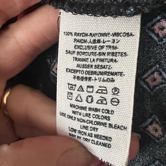 Free People Sunset Boulevard Floral Peasant Romper Oversized Long Sleeve - XS - Picture 10 of 10